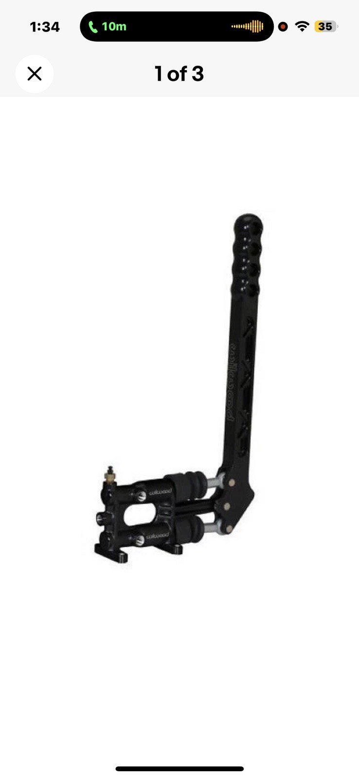 Wilwood Engineering 340-14744 Vertical Hydraulic Hand Brake Dual 3/4 in. Bore Wilwood Engineering 340-14744 Vertical Hydraulic Hand Brake Dual 3/4 in. Bore