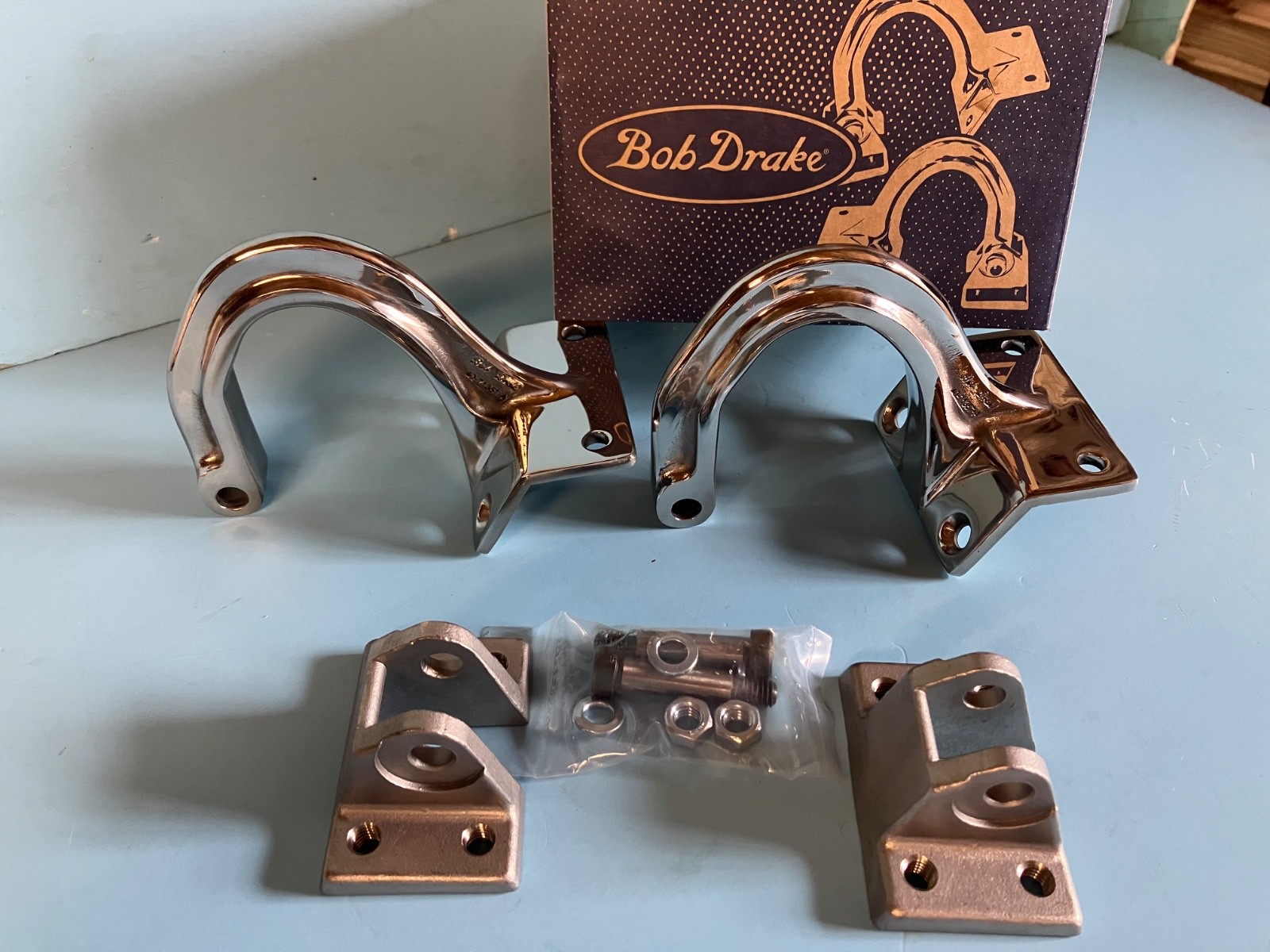 1933 1934 Ford Coupe Roadster cabriolet trunk lid hinges stainless Steel 1933 1934 Ford Coupe Roadster cabriolet trunk lid hinges stainless Steel