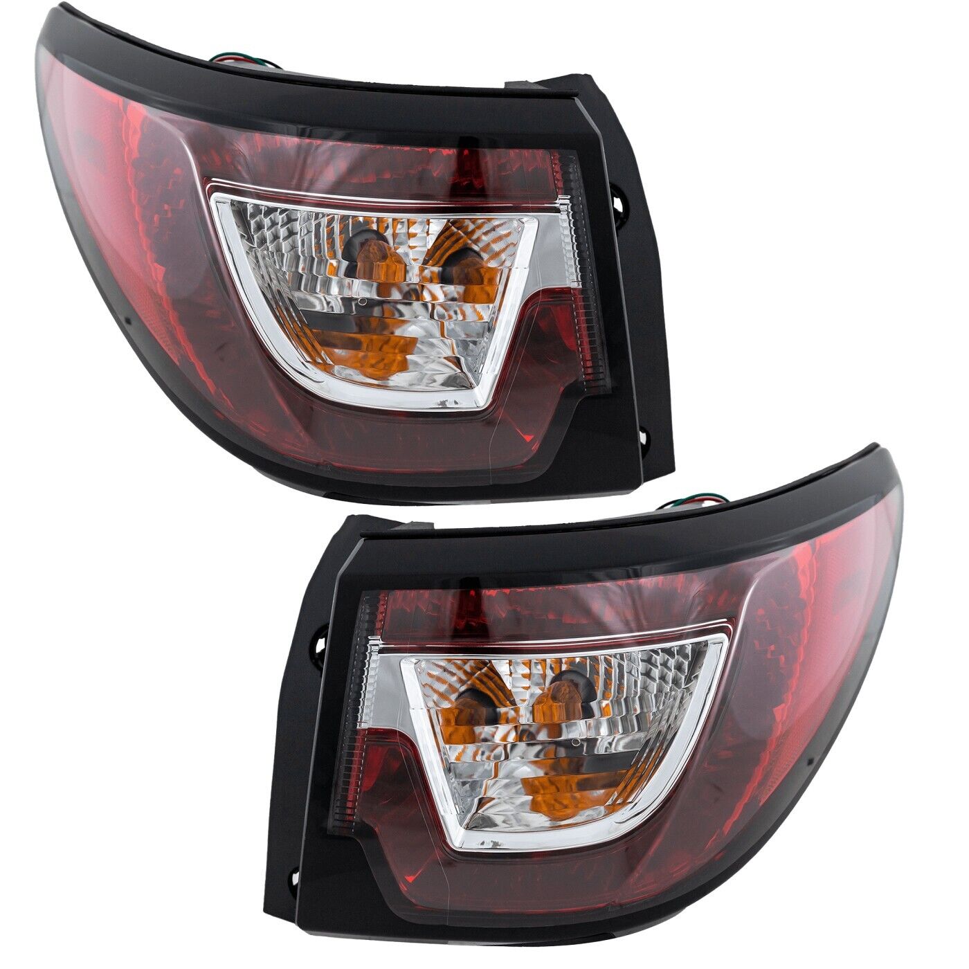 Set of 2 Tail Light For 13-16 Chevrolet Traverse Driver and Passenger Side Outer