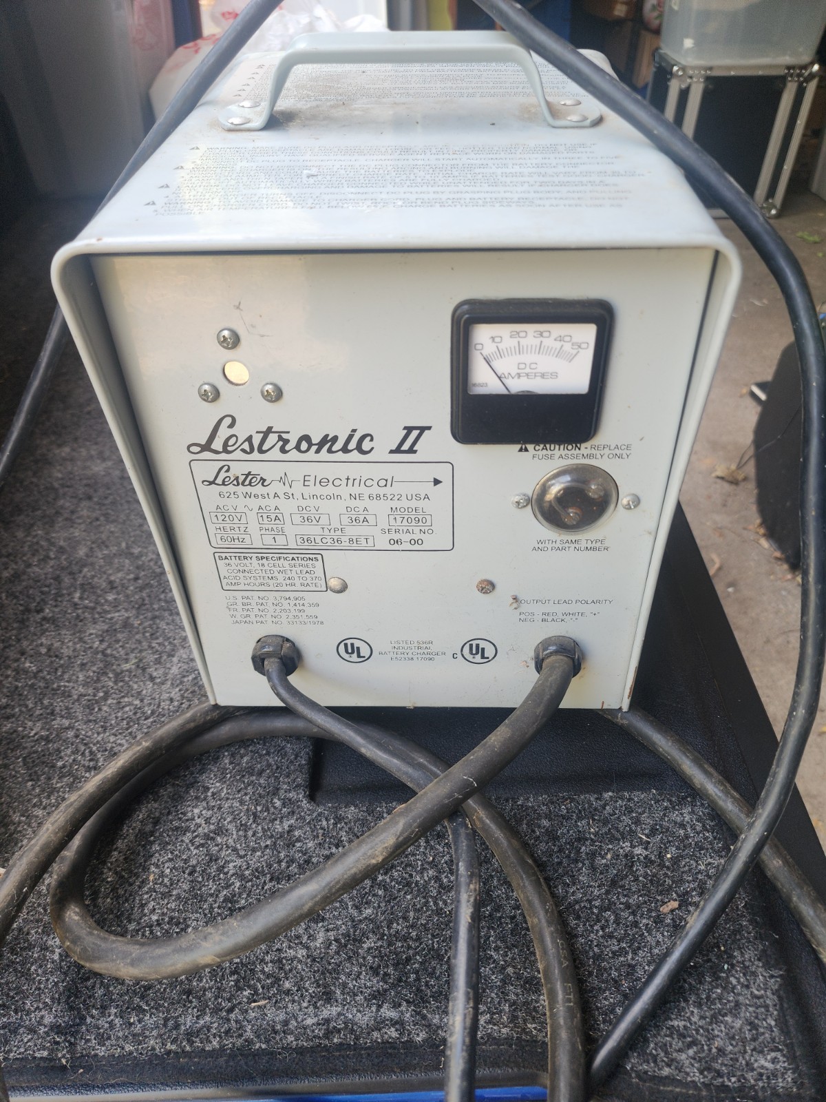 Lestronic II 36V Model 17090 Battery CHARGER 36V Lestronic II 36V Model 17090 Battery CHARGER 36V