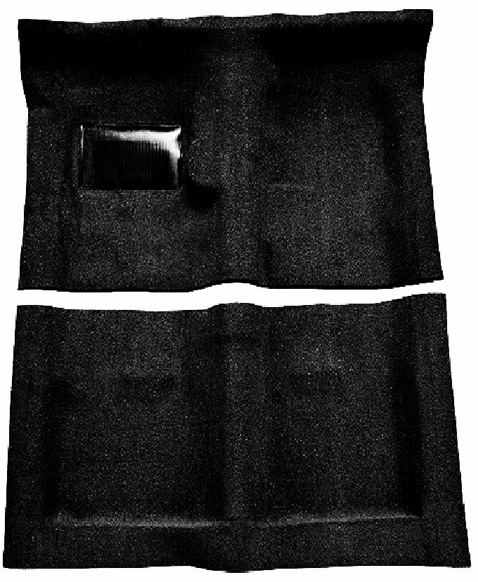 ACC 66-70 MOPAR B-BODY 4-SPD DODGE PLYMOUTH BLACK MOLDED CARPET 80/20 LOOP RUG