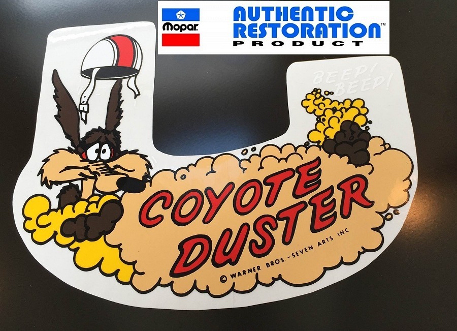 Fits 1969-70 Plymouth Road Runner Coyote Duster Air Cleaner Decal 69 70 Mopar