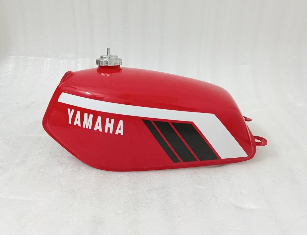 Yamaha DT175 DT 175 1977 -78 Steel Red Painted Fuel Petrol Gas Tank With Cap