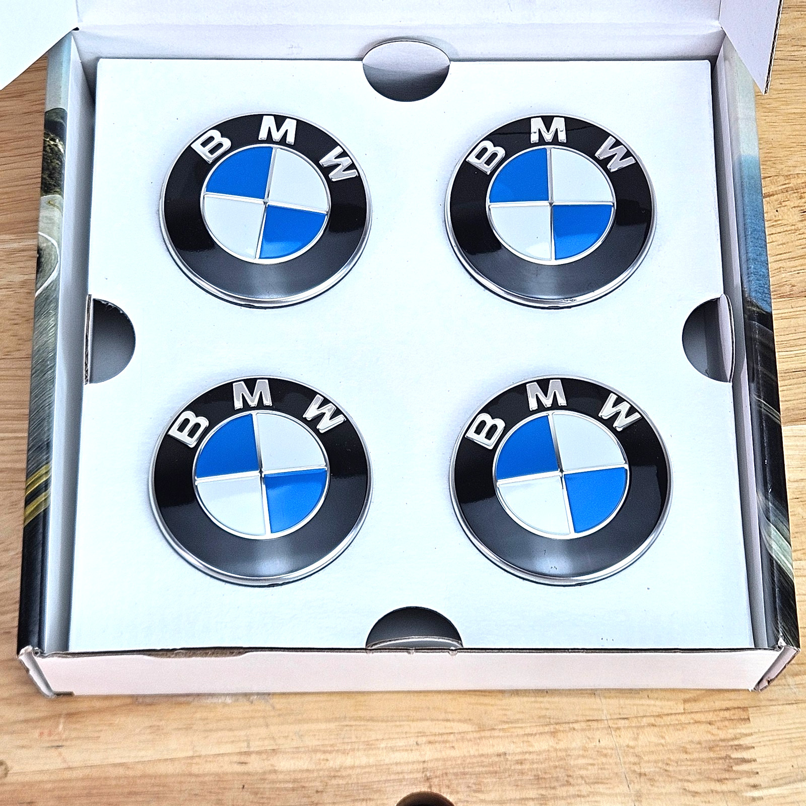 Genuine BMW Floating Center Caps 56mm Set of 4 OEM 36122455268 G80 G82 G87