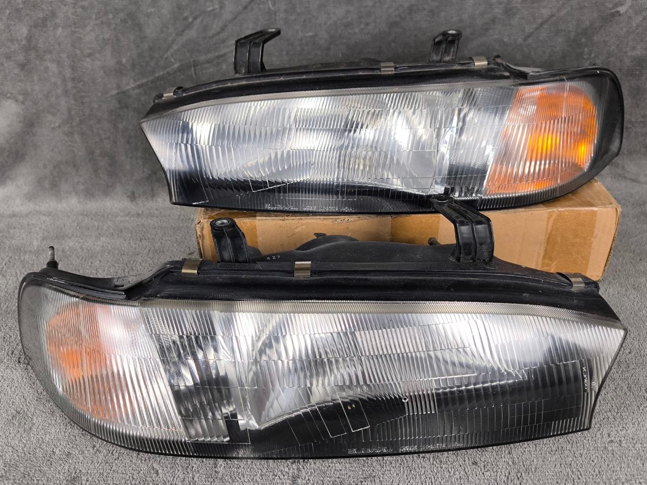 JDM SUBARU LEGACY BG5 BD5 BK 1995-98 Headlight Lamp LX RX Brighton BG BD SET OEM JDM SUBARU LEGACY BG5 BD5 BK 1995-98 Headlight Lamp LX RX Brighton BG BD SET OEM