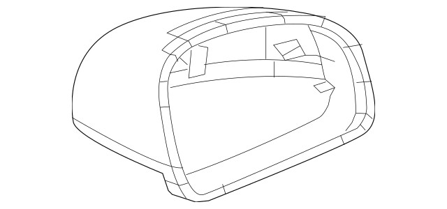 Mercedes Benz AMG GT C AMG GT Door Mirror Cover Front Right OE 23181018009799 Mercedes Benz AMG GT C AMG GT Door Mirror Cover Front Right OE 23181018009799