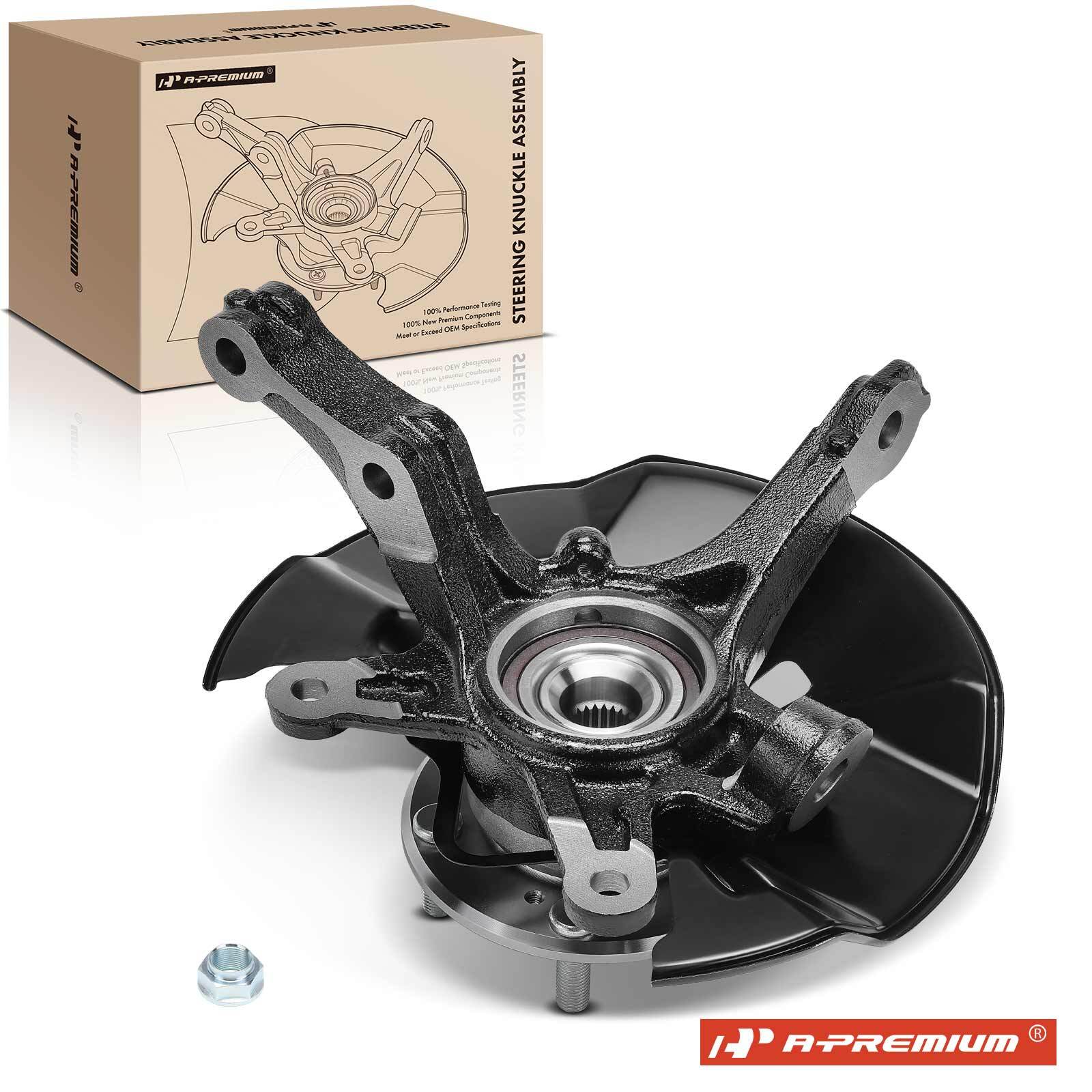 A-Premium Front Right Steering Knuckle & Hub Bearing for Honda Civic 2013-2015