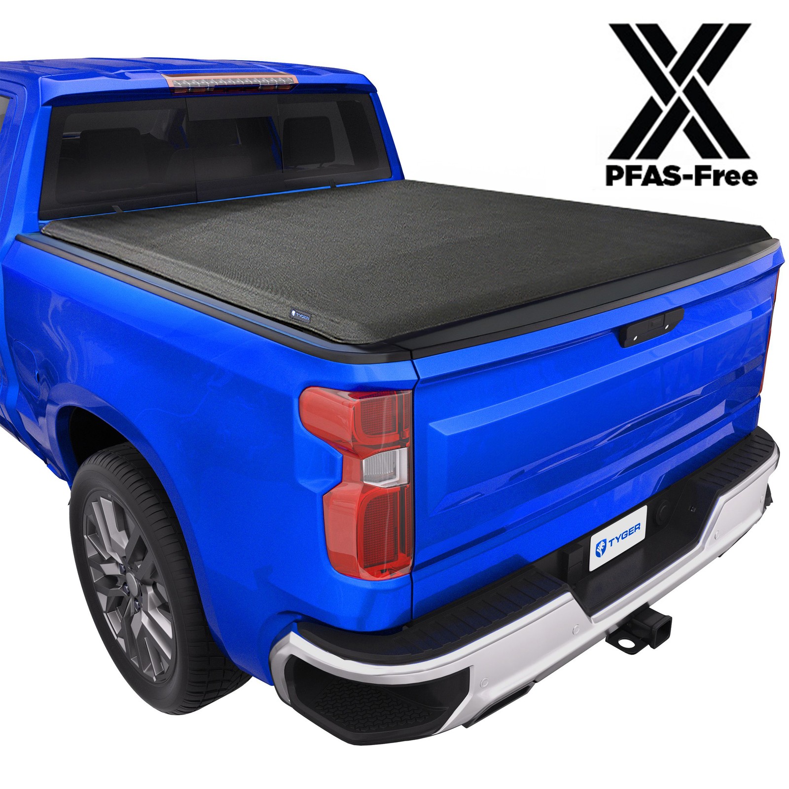 TYGER T1X Soft Roll-up Tonneau Cover for 19-26 Silverado/Sierra 6'7