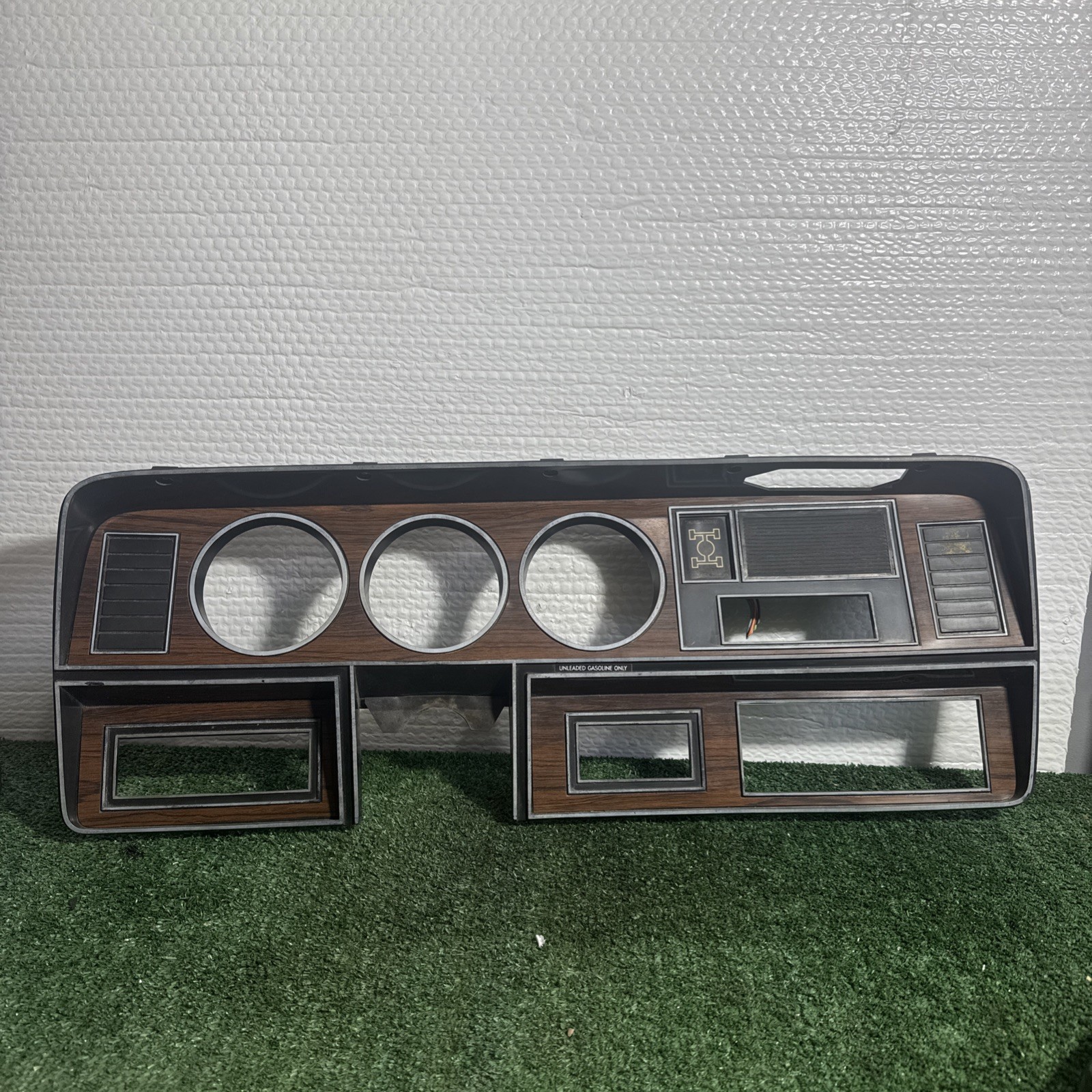 1981-93 Dodge Ram Or Ram Charger Dash Instrument Cluster Bezel OEM Black Non AC