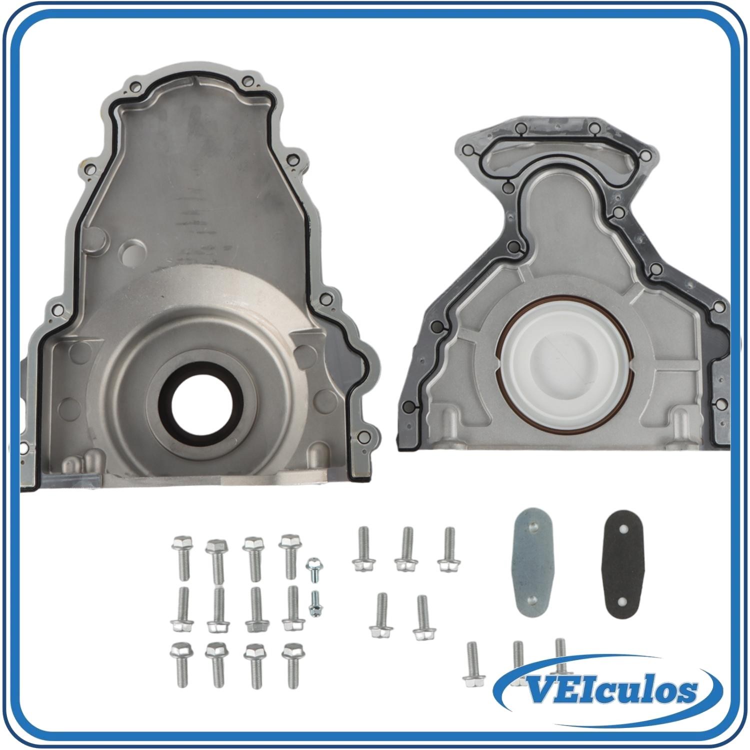 Rear Main Seal Kit Non-VVT Timing Cover for Chevrolet Cadillac GMC Buick Pontiac