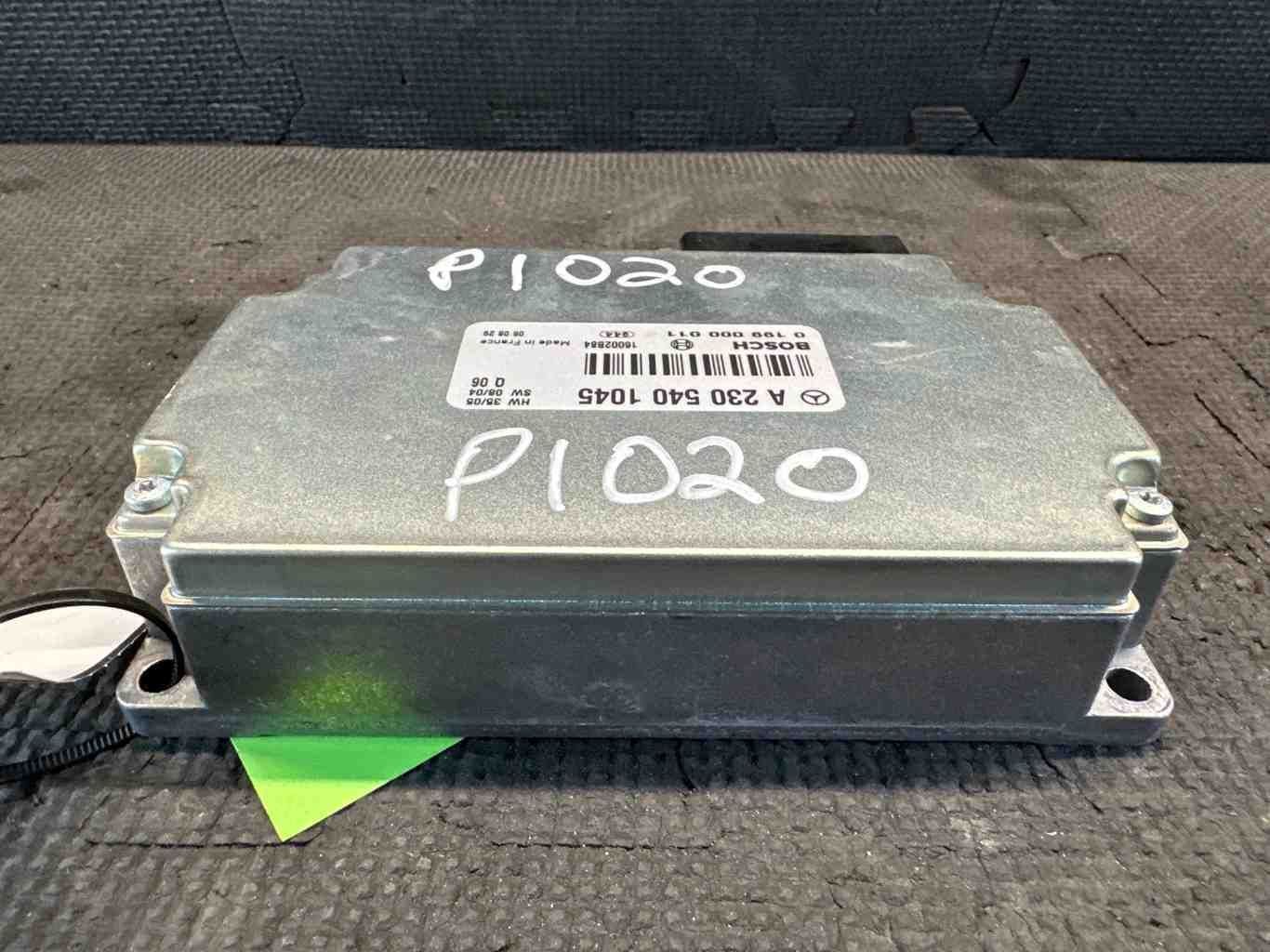 03-12 MERCEDES S-CLASS CHASSIS BRAIN BOX LOAD SEPARATION CONTROL 2305401045 03-12 MERCEDES S-CLASS CHASSIS BRAIN BOX LOAD SEPARATION CONTROL 2305401045