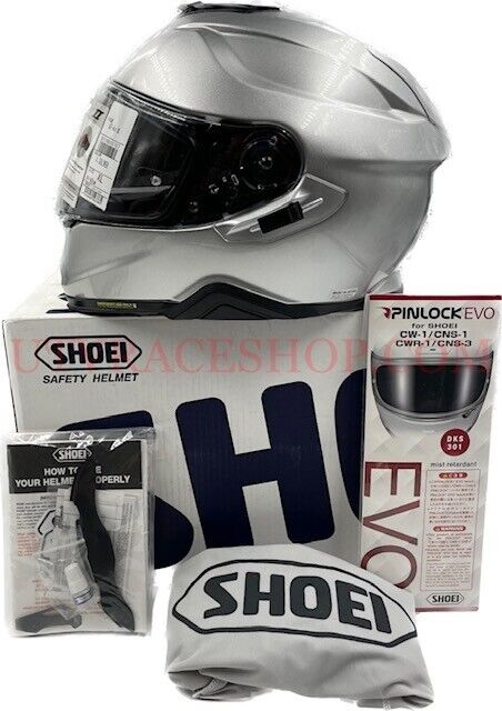 Shoei GT-Air II Helmet Light Silver Size XL (0119010707)