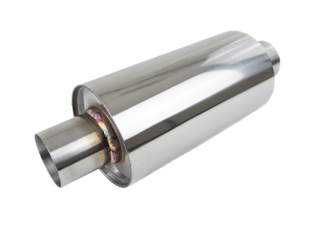 T304 Universal Round Muffler with 3\