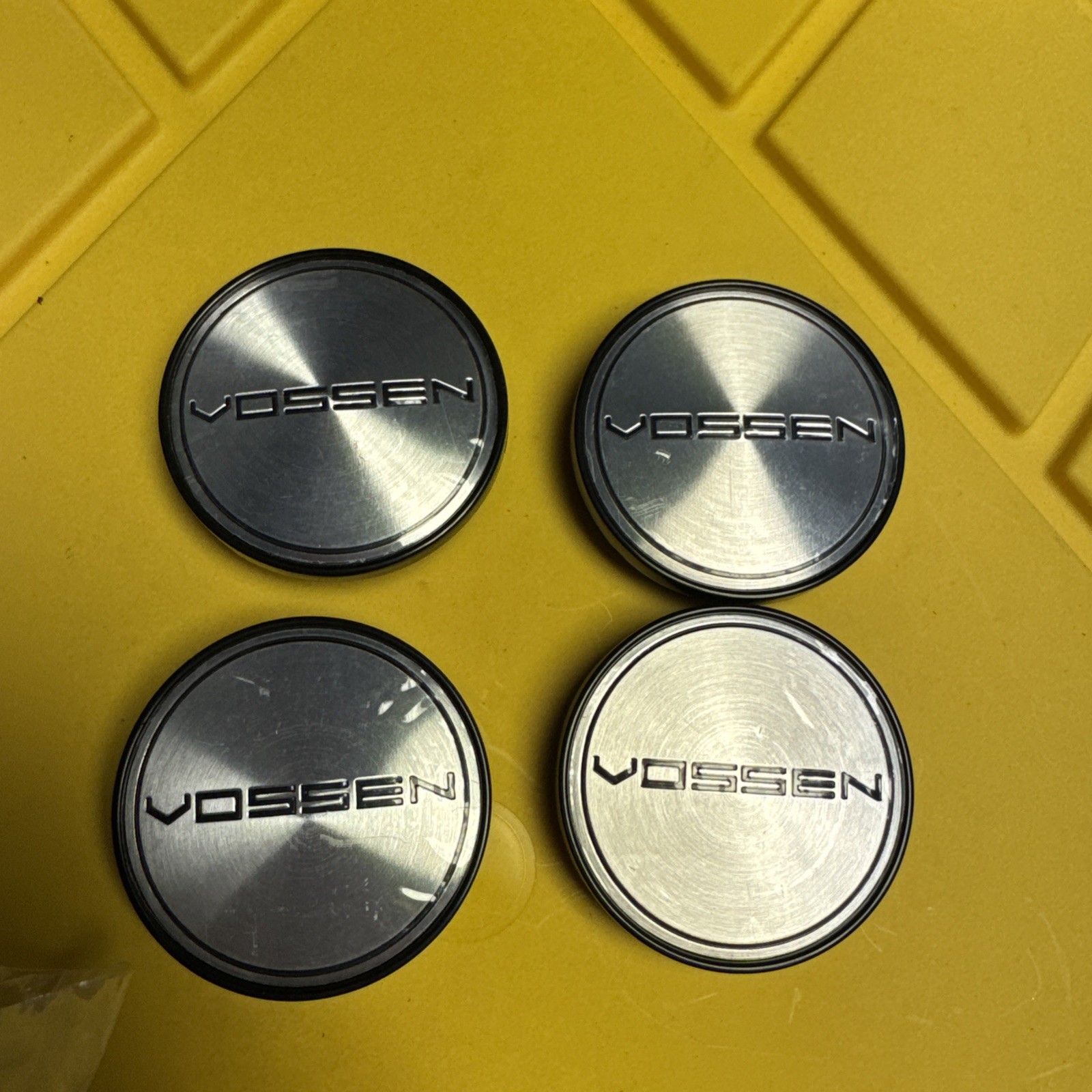 4x68mm Vossen Grey Black Decal Badges Wheel Center Caps Hubcaps Rim Caps 4x 4x68mm Vossen Grey Black Decal Badges Wheel Center Caps Hubcaps Rim Caps 4x