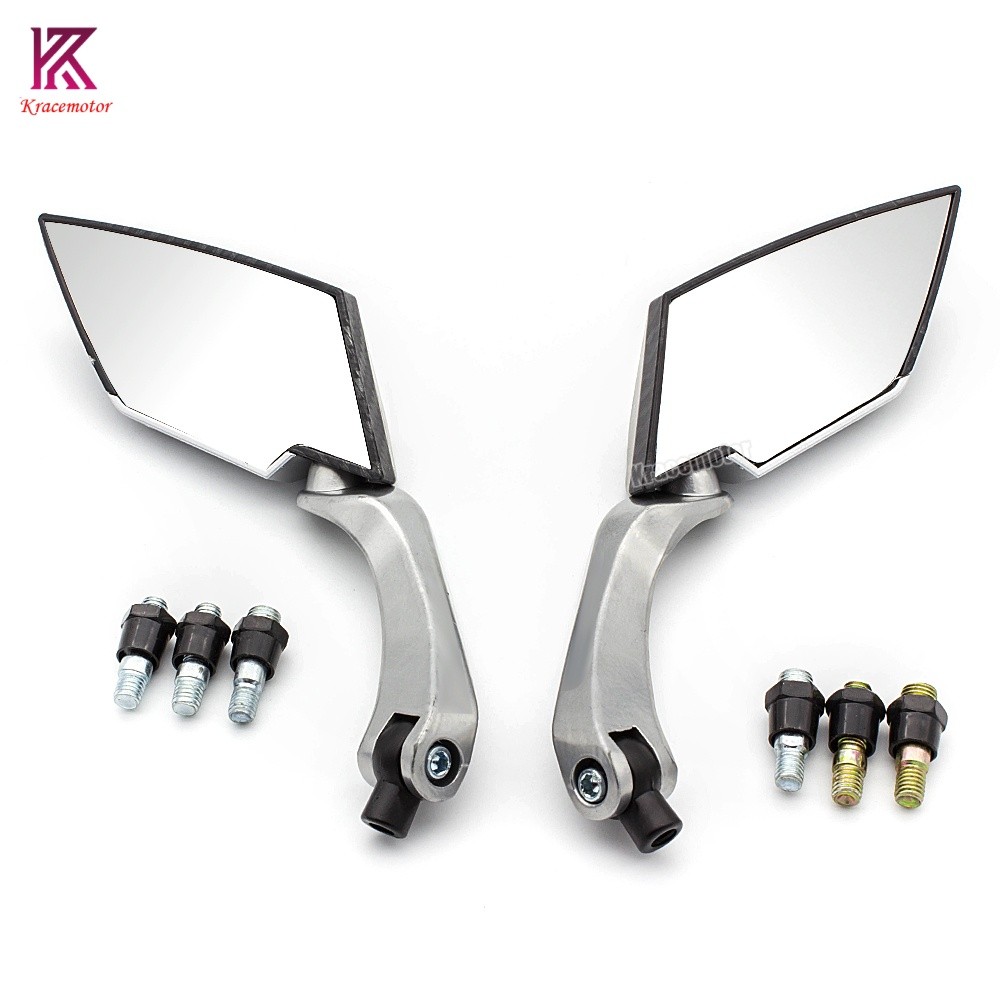 2Pcs Motorbike Mirror MTB Road Handlebar Bicycle Rear View Glass Cycling Mirrors