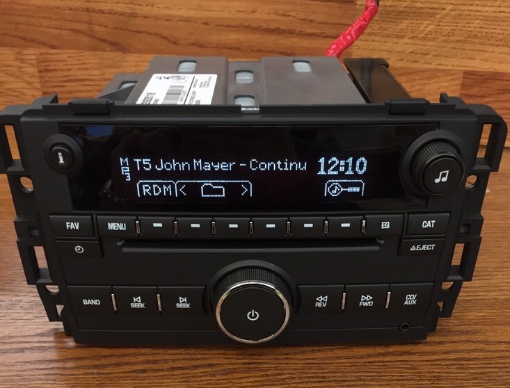 2009-2012 GMC Acadia Cd Radio 3.5mm Aux Mp3 Input Unlocked & Programmed to VIN#