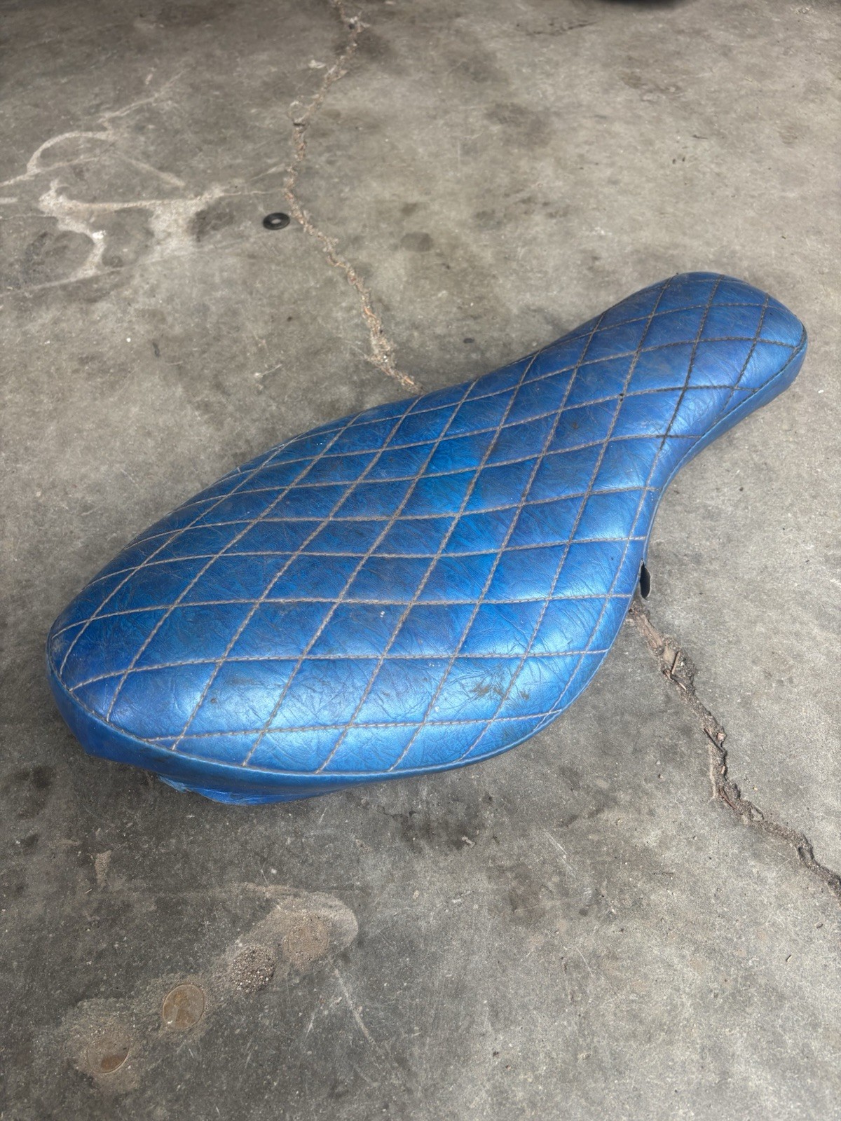 Vintage Chopper Bates Cobra Solo Seat Panhead Shovelhead Knucklehead Harley 2up