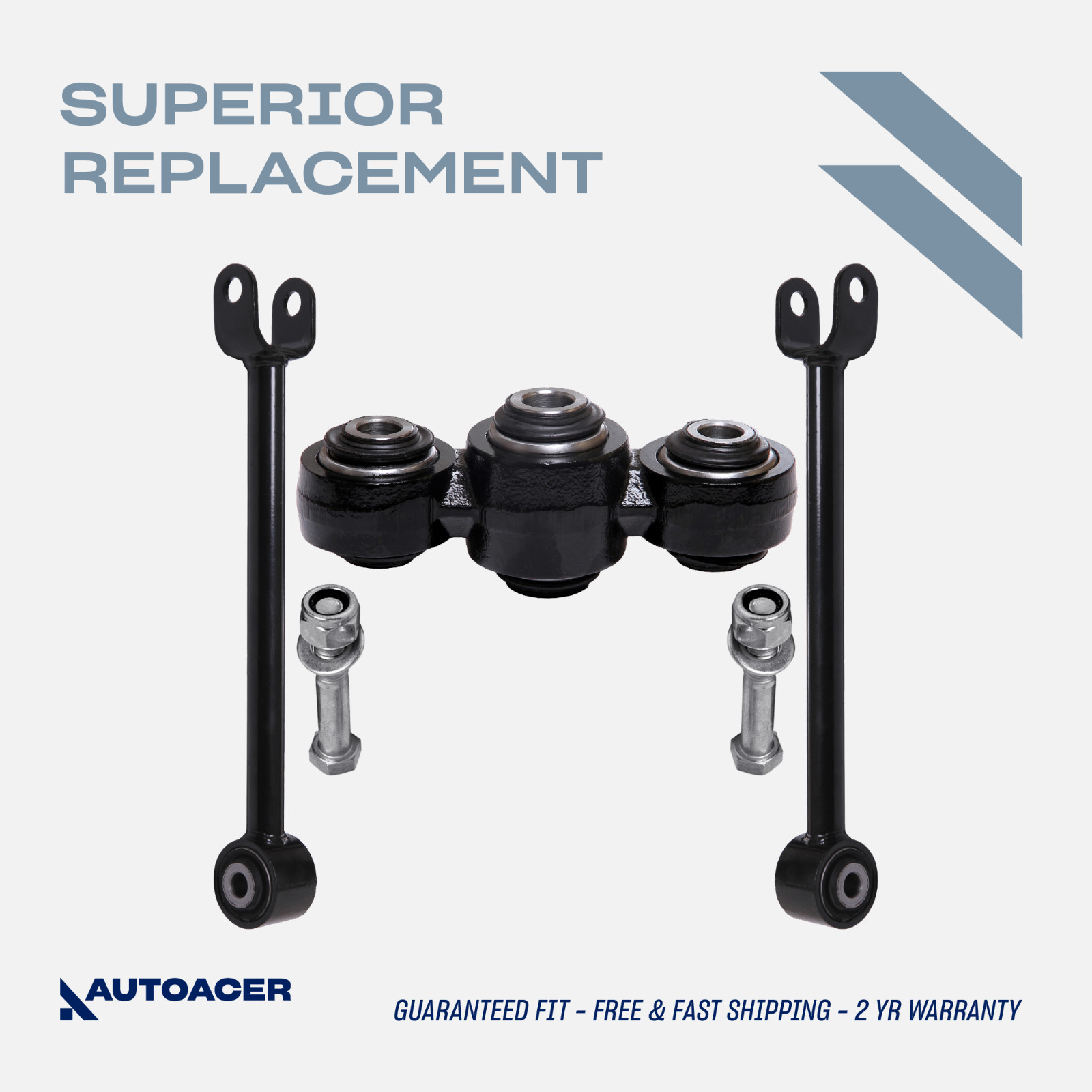 AUTOACER - 3pc Rear Watts Linkage Arms & Assembly for Land Rover Discovery 98-04