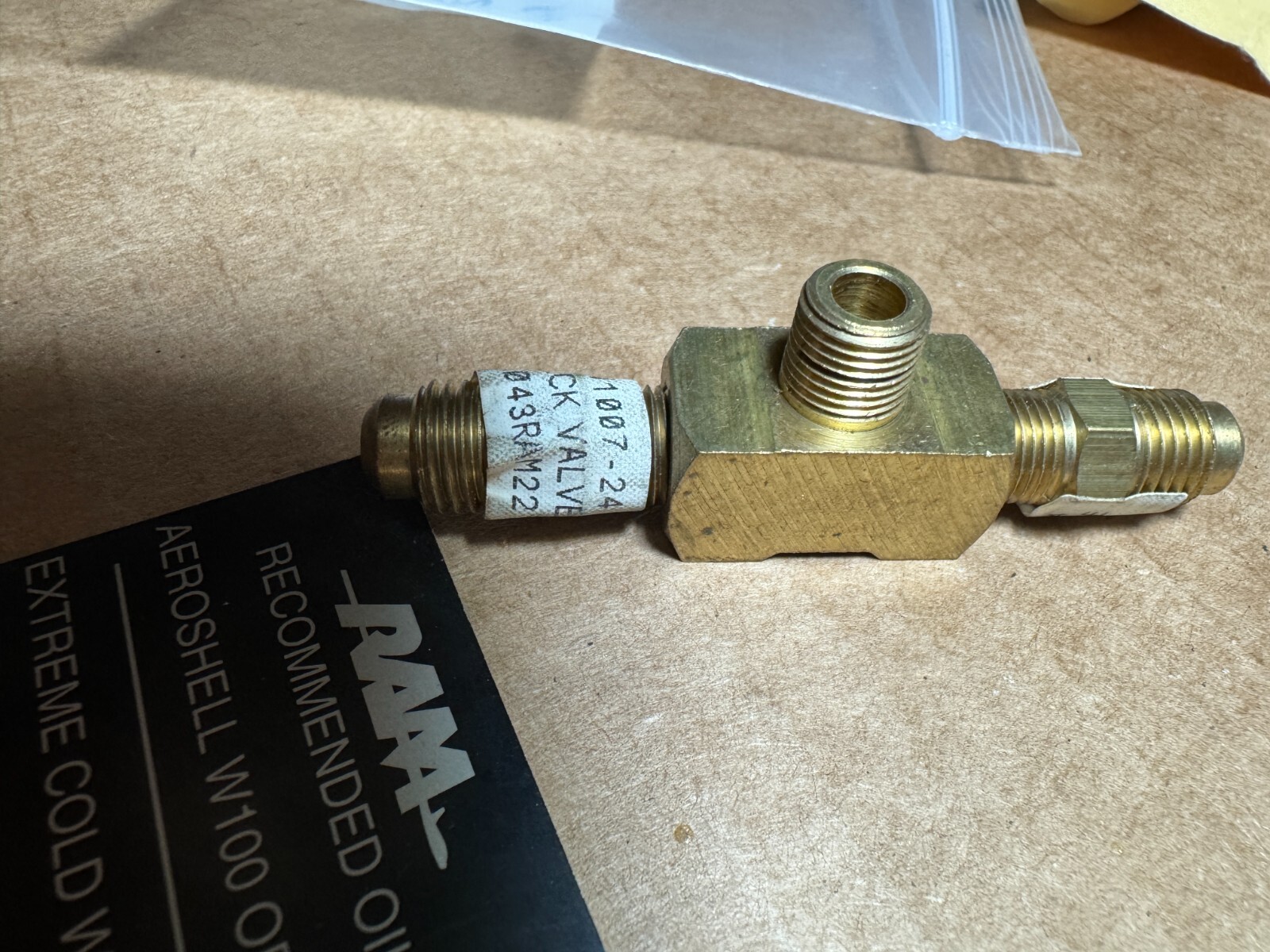 Two ea. Ram 1007-24 Magneto check valve