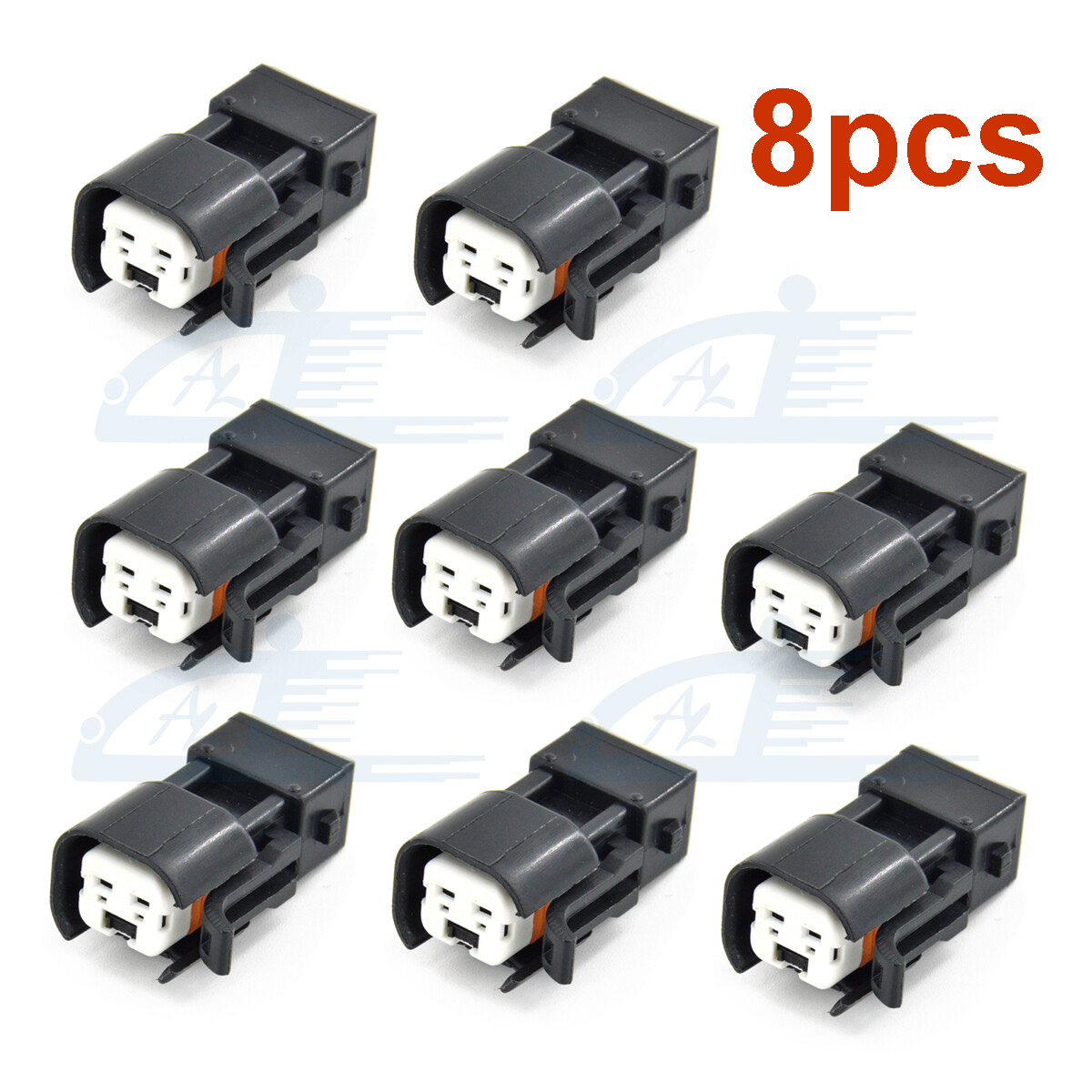 8PCS Fuel Injector Connector Adapter LS1 EV1 to EV6 EV14 USCAR LS2 LS3 LSX LT1