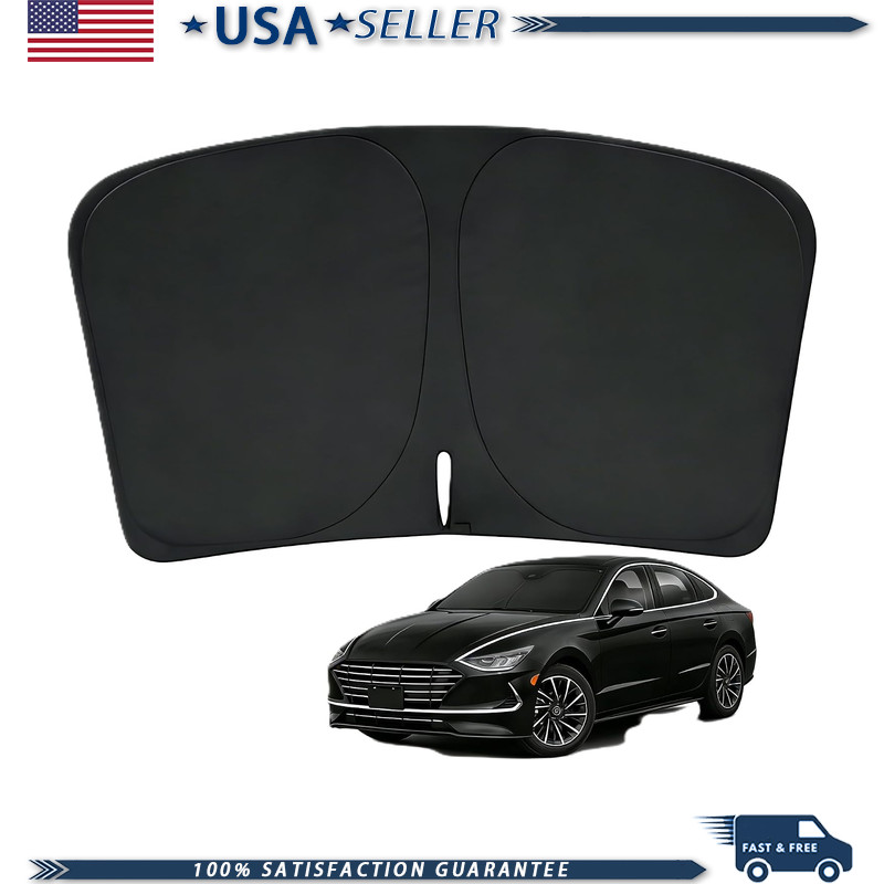 Custom- Double-Sided Black Foldable Front Windshield Sun Shade 2009-2014 Custom- Double-Sided Black Foldable Front Windshield Sun Shade 2009-2014