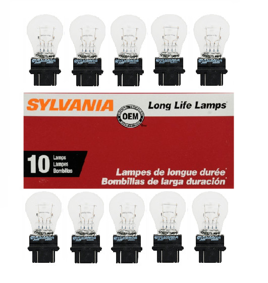 Sylvania Long Life 3157LL Bulb - Pack of 10 Bulbs