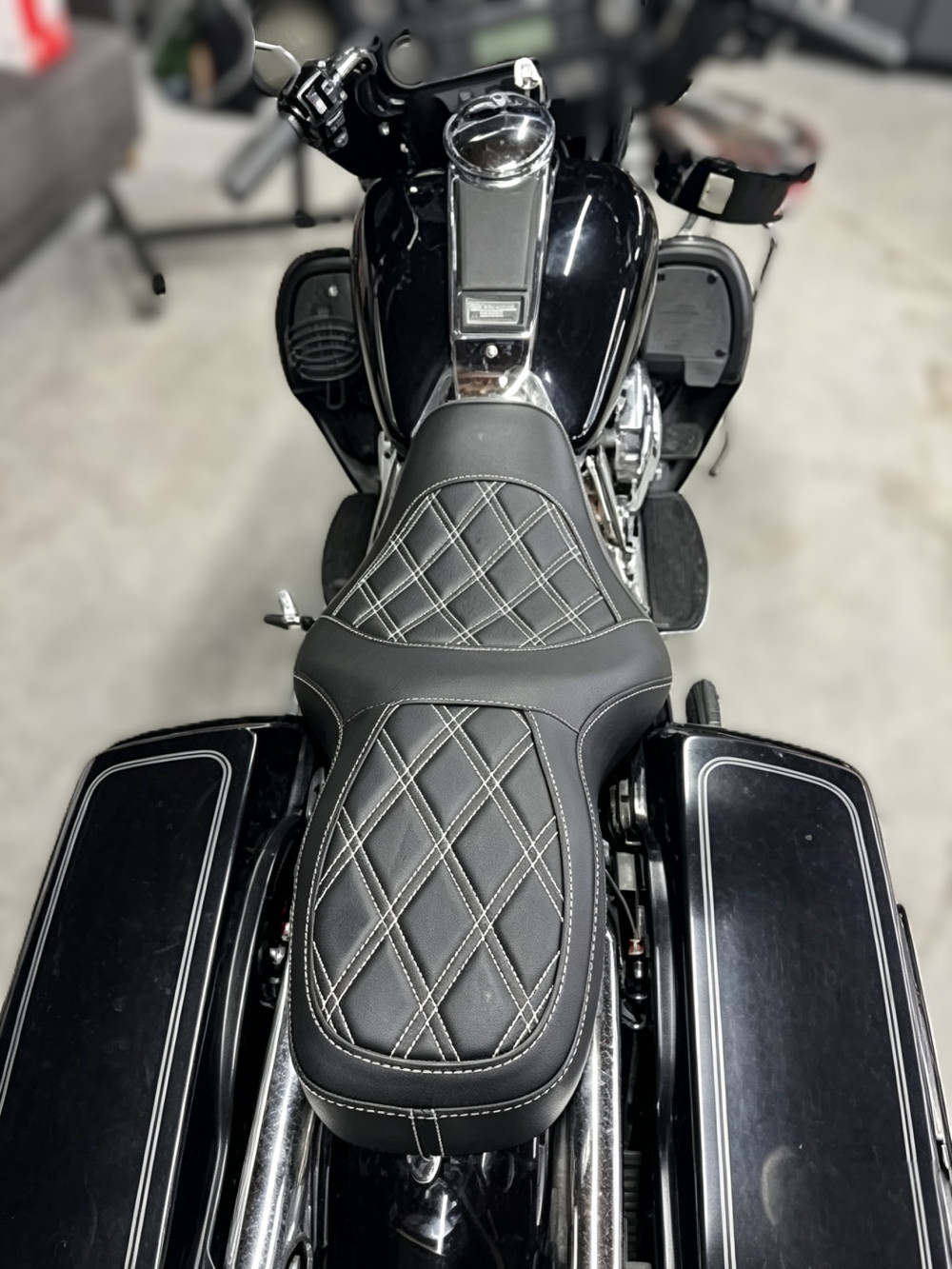 For Harley Electra Glide FLHT 1997-2007 Softer Full Set Driver Passenger Seat