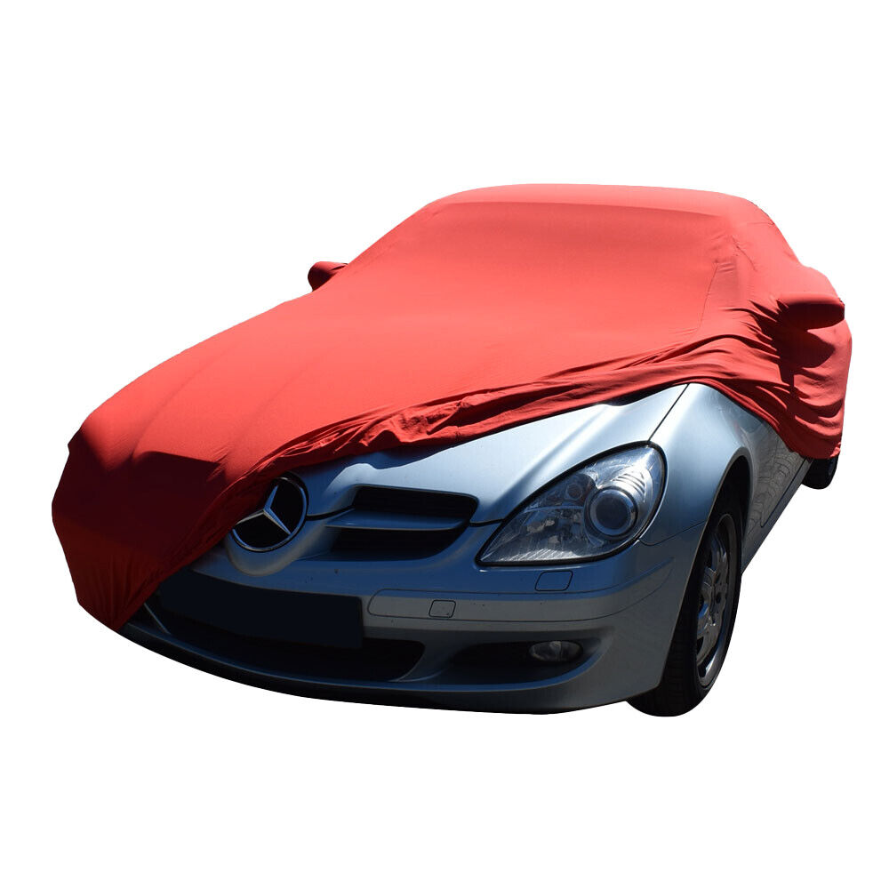 Indoor car cover fits Mercedes-Benz SLK-Class (R171) bespoke Maranello Red co...