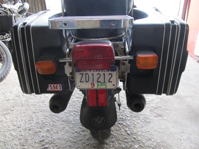 1980 BMW R100 Krauser Saddle Bag Pannier Set w/ Mounting Brackets & Rear Rack