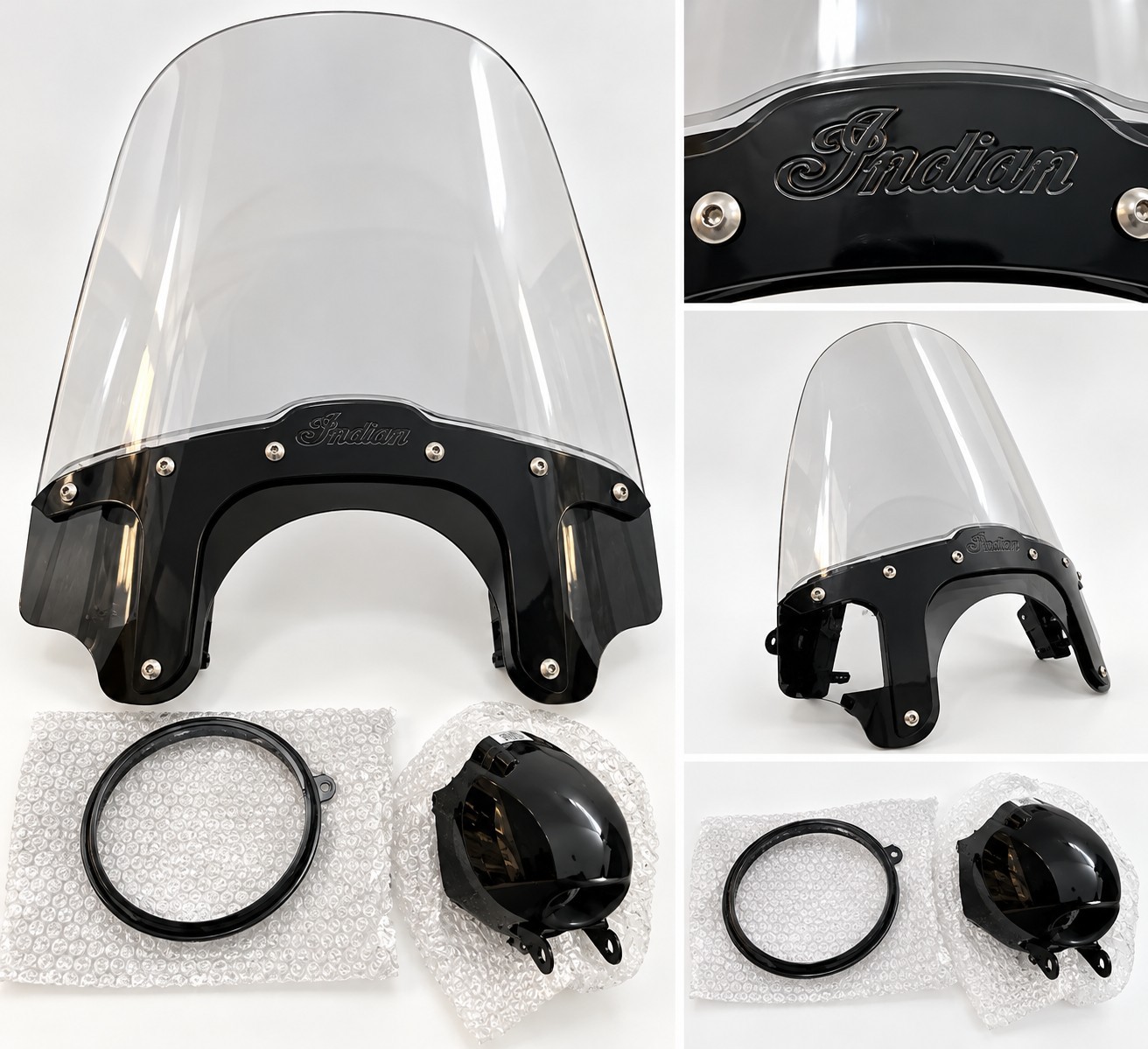 NEW Genuine Indian Scout 20 in. Quick Release Touring Windshield 2890338-410