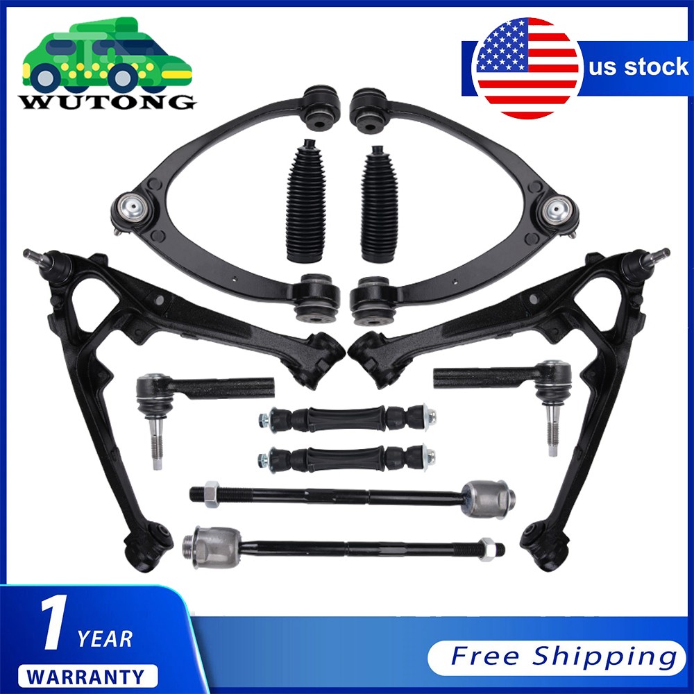 12pc Front Upper Lower Control Arms for Chevy Silverado GMC Sierra 1500 Yukon XL