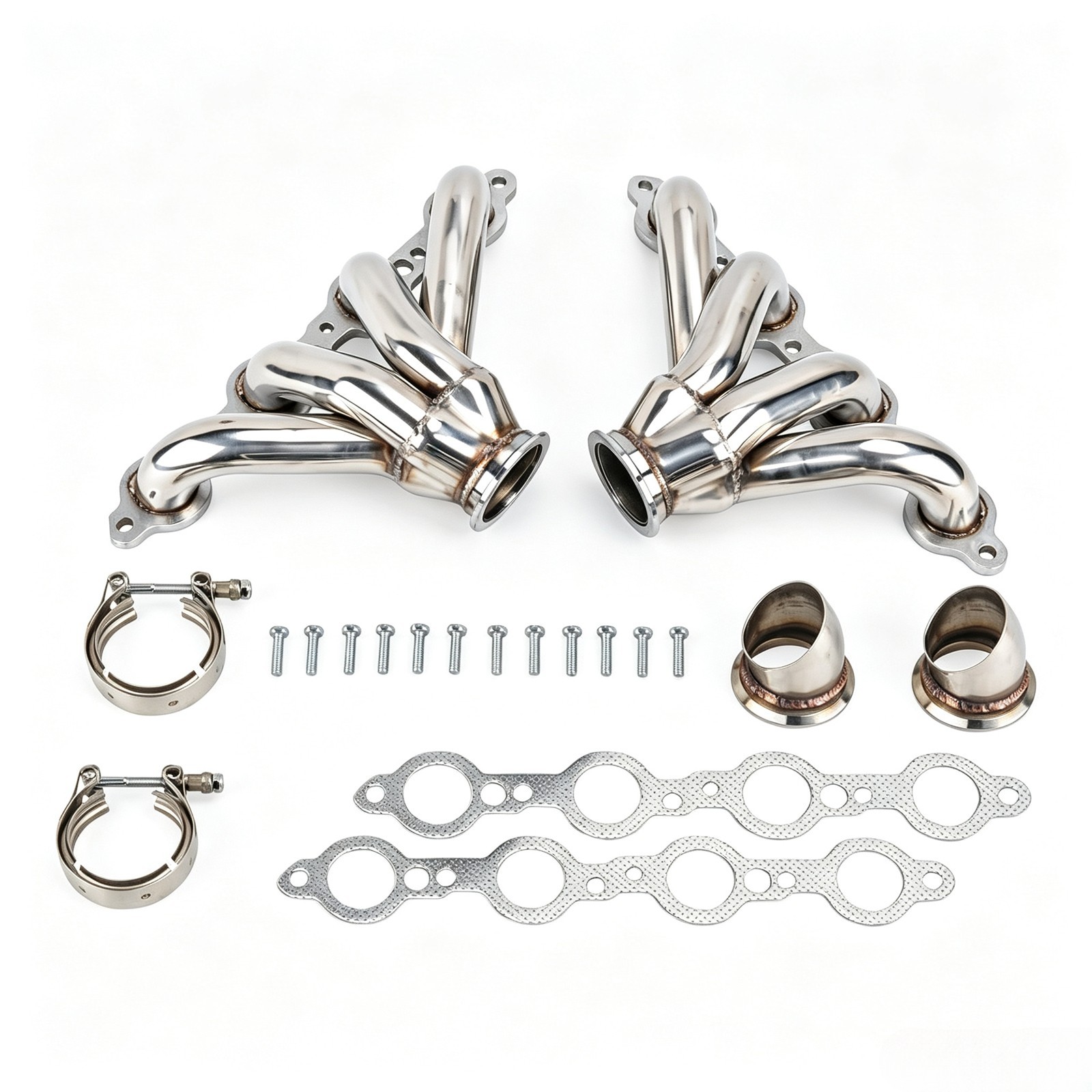 K Exhaust Manifold Header for Chevy LSX LS1 LS2 LS3 LS6 4.8L 5.3L 5.7L Corvette