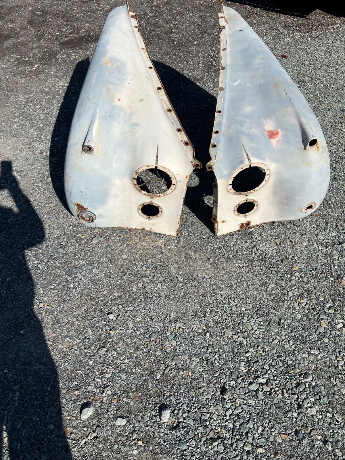 1955-1957 Jaguar Mark VII Front Fenders