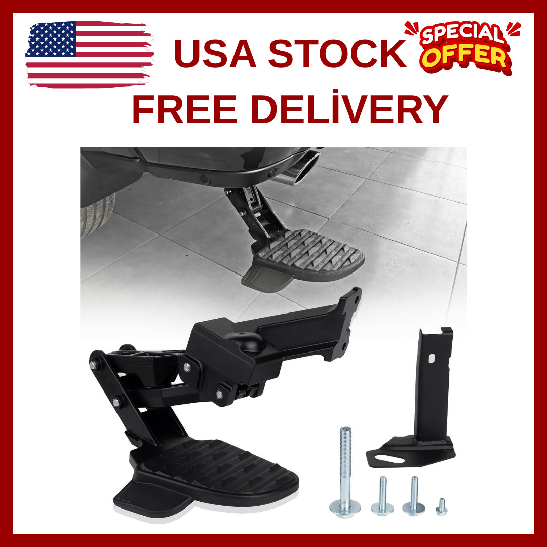 Retractable Bed Step for 2019-2026 Ram 2500/3500 - Easy Install, 350 lbs Support