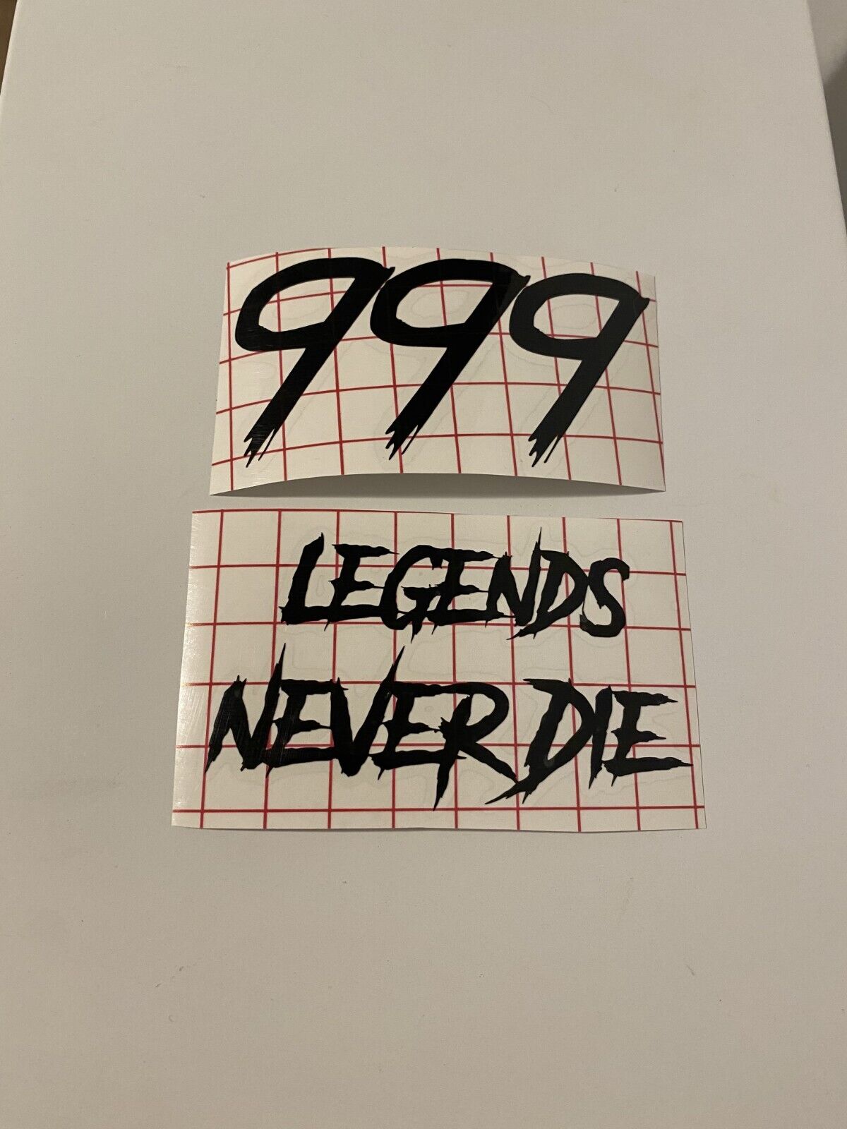 Juice Wrld 999 & Legends Never Die Car Decals (MATTE BLACK)