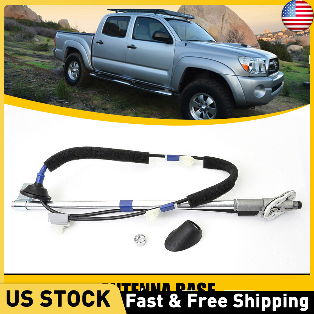 For 2005-2015 Toyota Tacoma Manual Antenna Base Assembly 86300-04070 With Holder