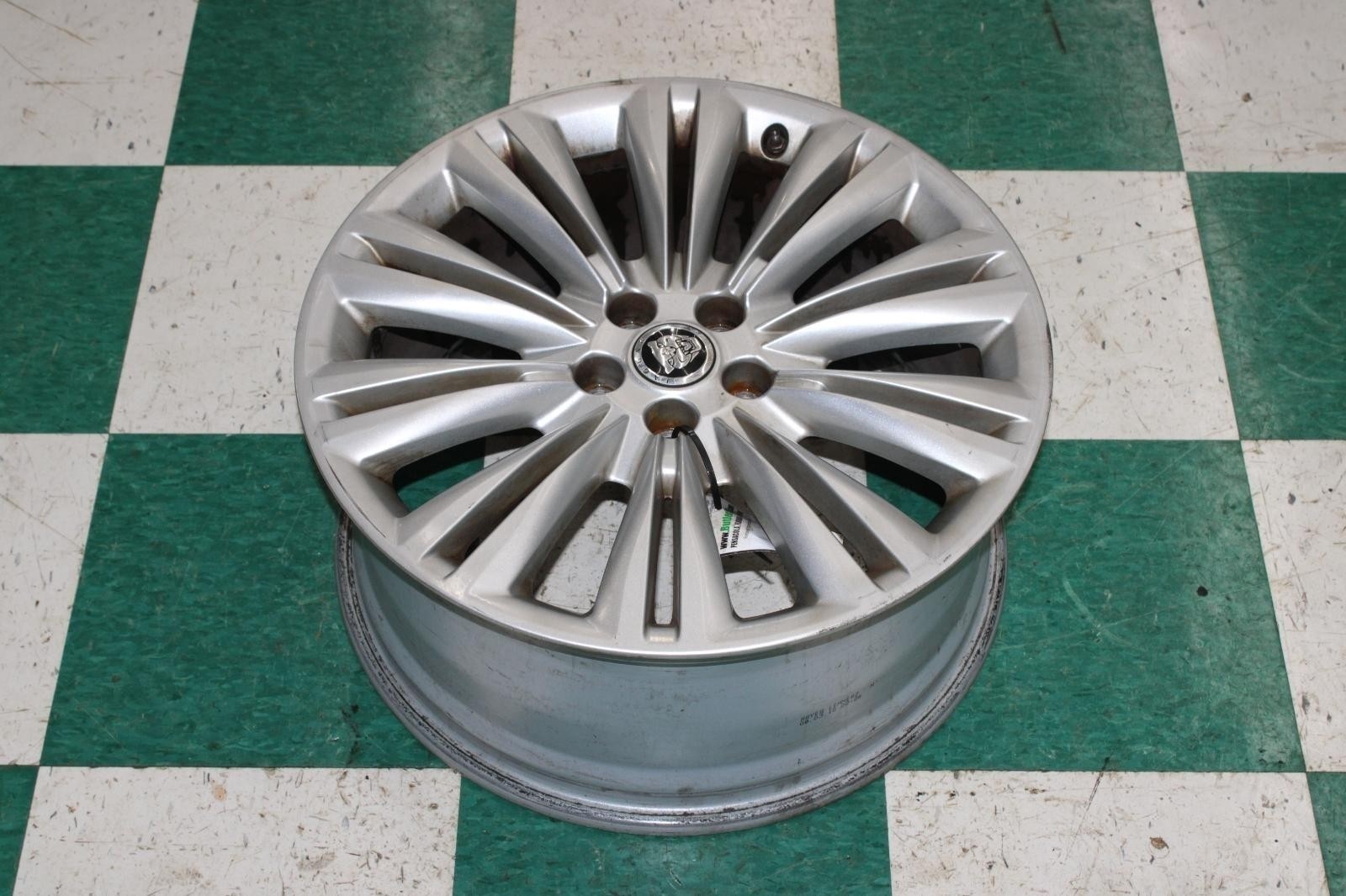 ⚠️SCUFFS⚠️ 10-15 Jaguar XK Alloy Silver Front Wheel 19x8.5 20 Twenty Spoke Rim