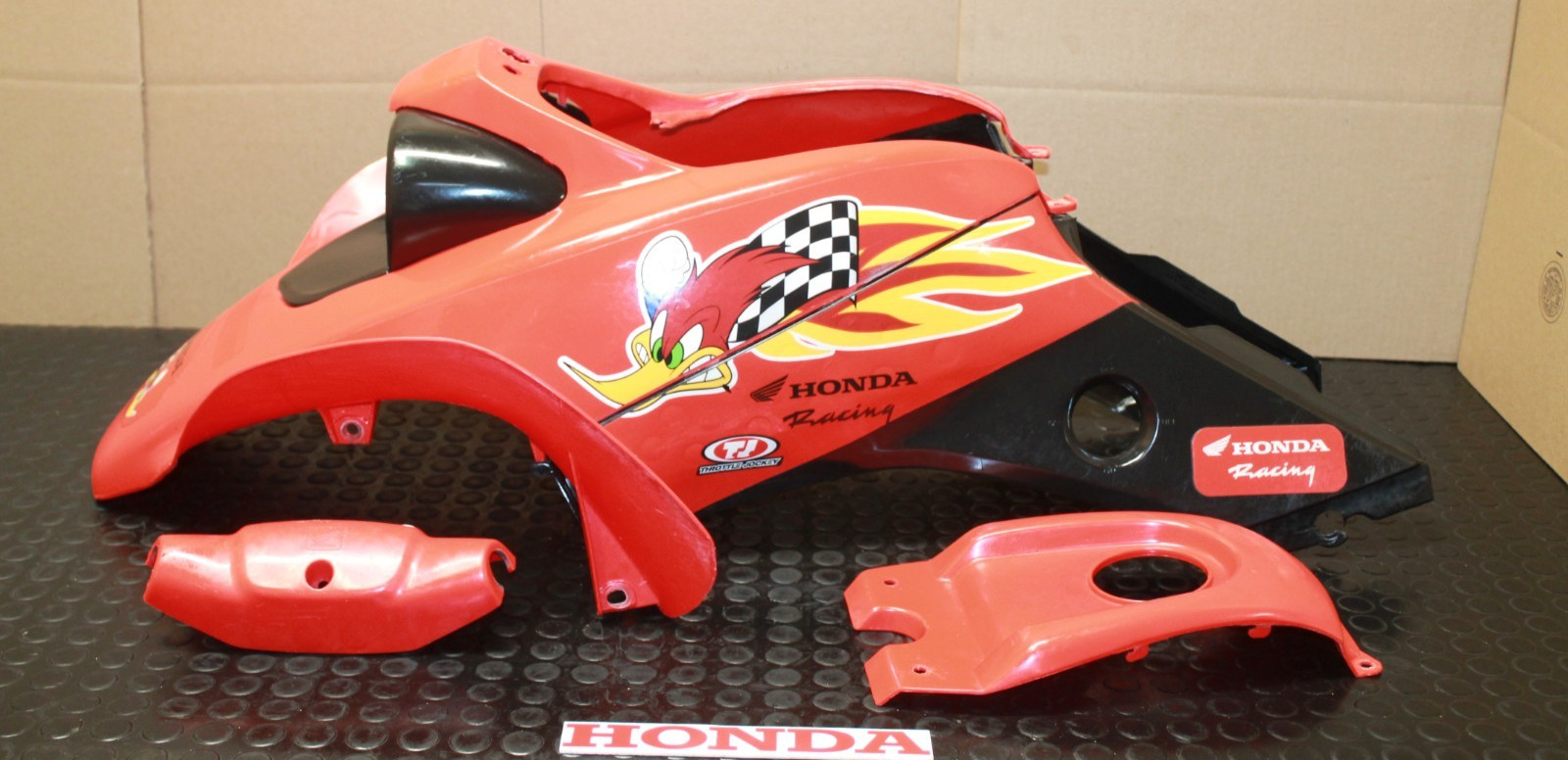 99-04 HONDA 400EX OEM FENDERS PLASTICS RED FRONT SIDE COVERS🔥FAST SHIP🔥 N43