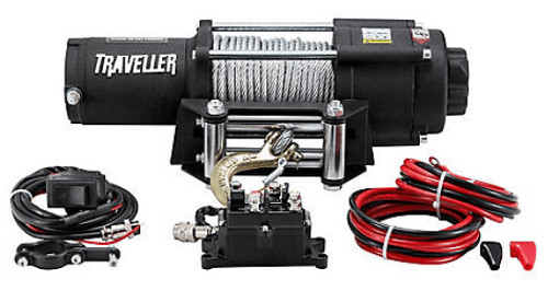 Traveller 4500 lb 12V Electric Winch Steel Cable Brand New ATV UTV Off Road