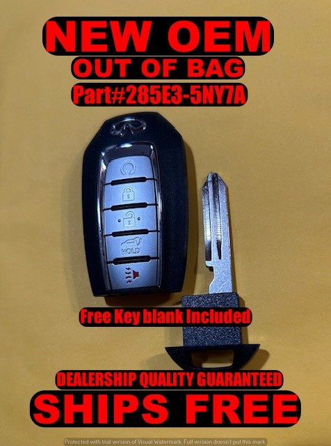 NEW OEM INFINITI 2020-25 QX55 QX50 SMART KEY FOB S180144707 285E3-5NY7A KR5TXN1