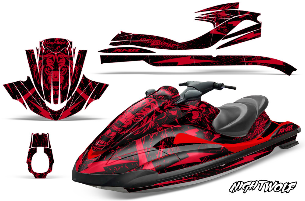 Jet Ski Graphics Decals Stickers For Yamaha Wave Runner 2002-2005 NIGHTWOLF R