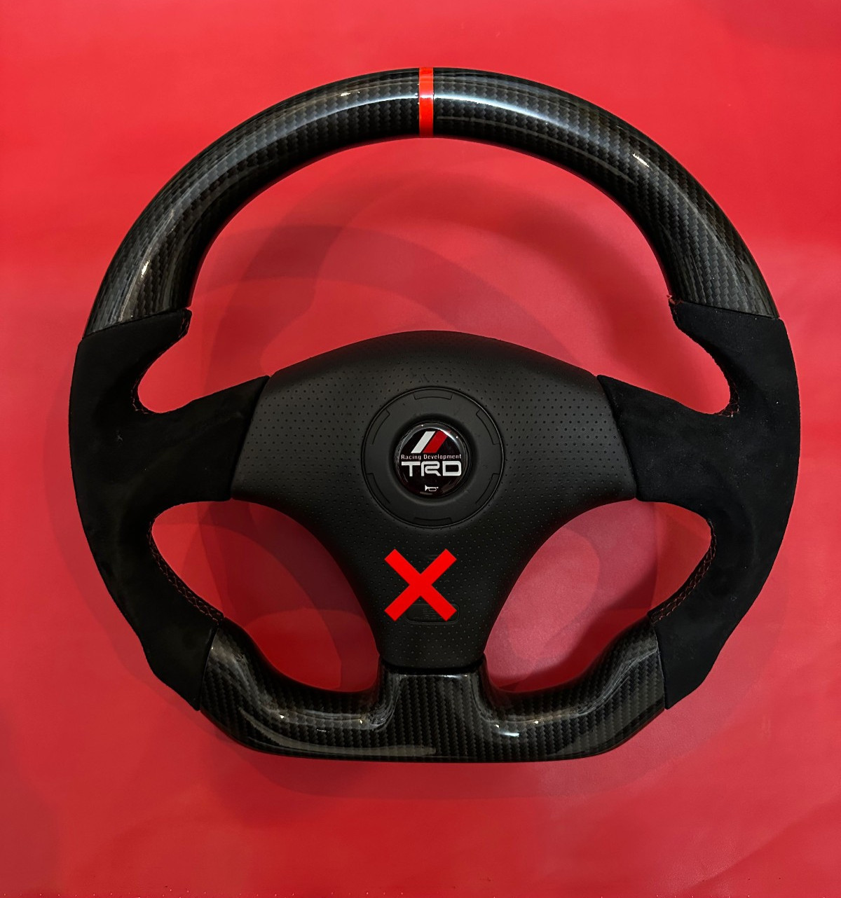 Toyota TRD Carbon Fibre Steering Wheel for Celica MK4 MR2 MR-S Altezza JZX