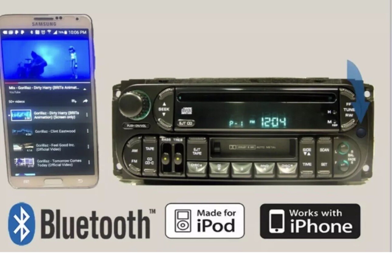 ✅98-01 Jeep Grand Cherokee Laredo RBP INFINITY P56038623AF Bluetooth OEM RADIO