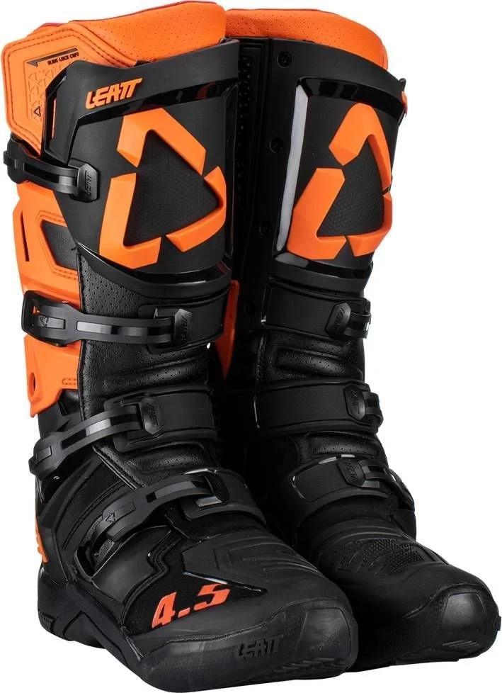 Leatt Adult's 4.5 Dirt Bike Boot - Orange - Size 11 - 3023050504