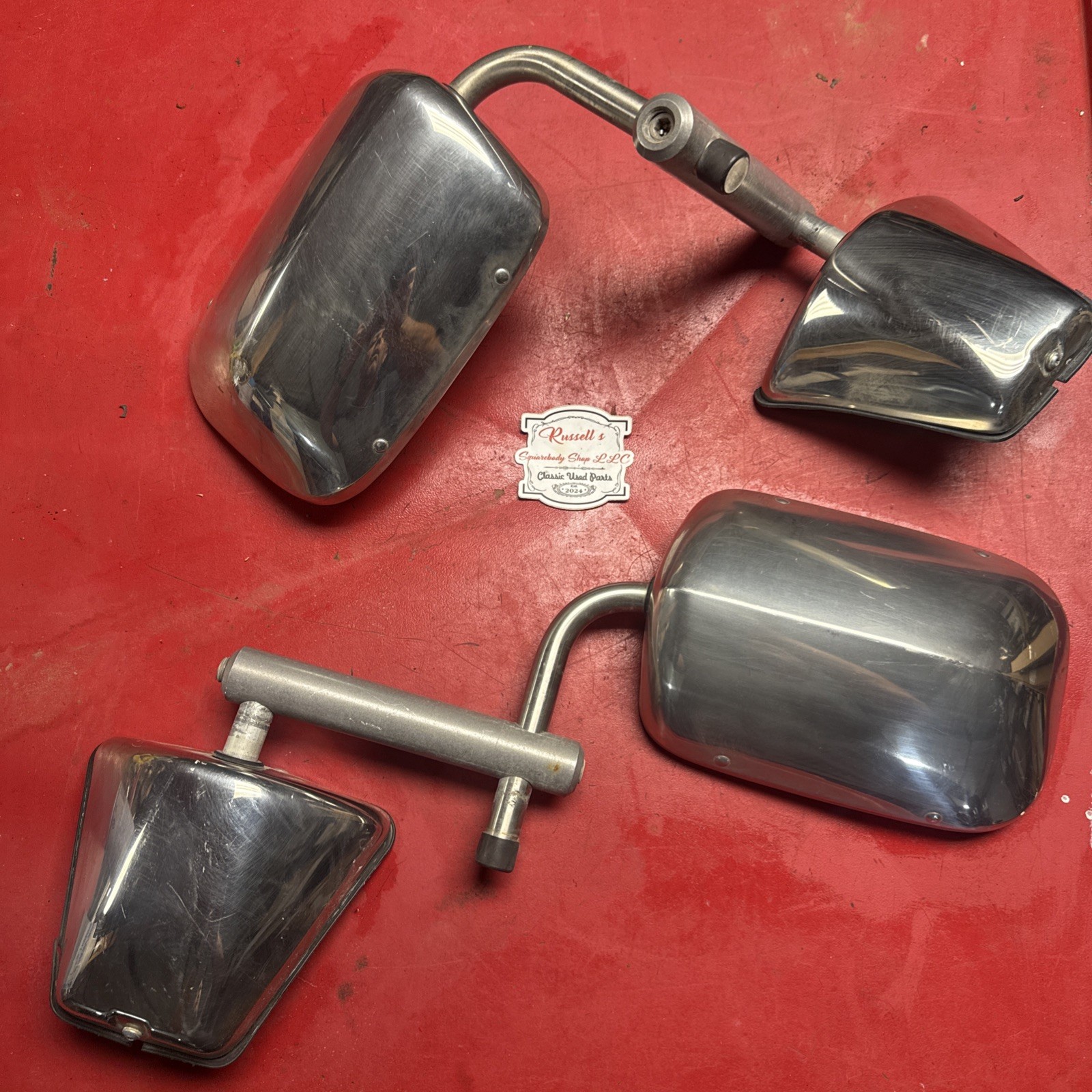 81-87 Chevy Squarebody C/K10-30 K5 Blazer Suburban Tow Mirror Set For Doors 81-87 Chevy Squarebody C/K10-30 K5 Blazer Suburban Tow Mirror Set For Doors