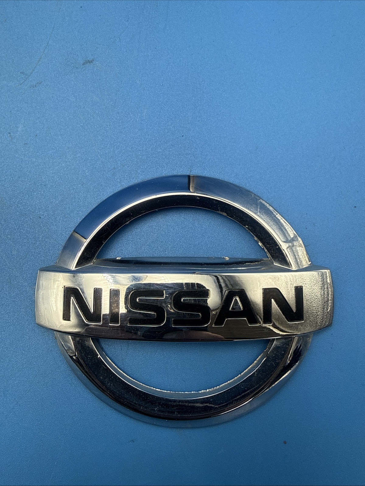 Nissan 350Z 370Z Front Grille Emblem Badge Silver Black OEM 2003-2021 Nissan 350Z 370Z Front Grille Emblem Badge Silver Black OEM 2003-2021