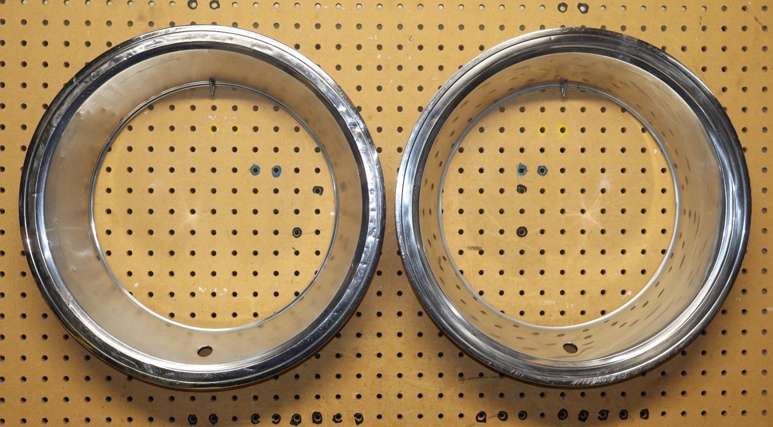(2) Rare Original/OEM 1970 Mopar 15x7 Rally Wheel Trim Ring 3-1/4 Deep