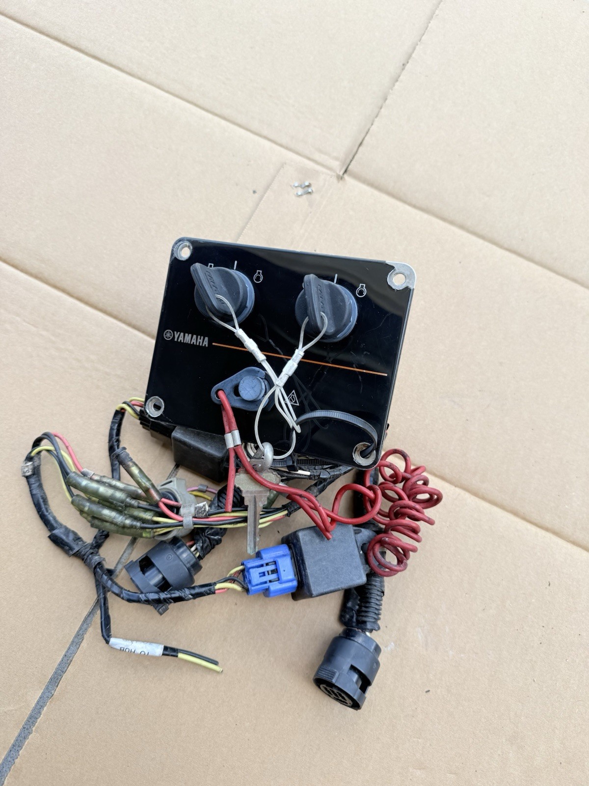 Yamaha Dual Key switch panel OEM 6K1 π Yamaha Dual Key switch panel OEM 6K1 π