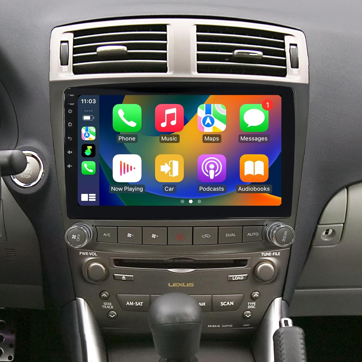 Carplay For Lexus IS250 IS350 2006-2012 Android 13 Car Stereo Radio Head Unit