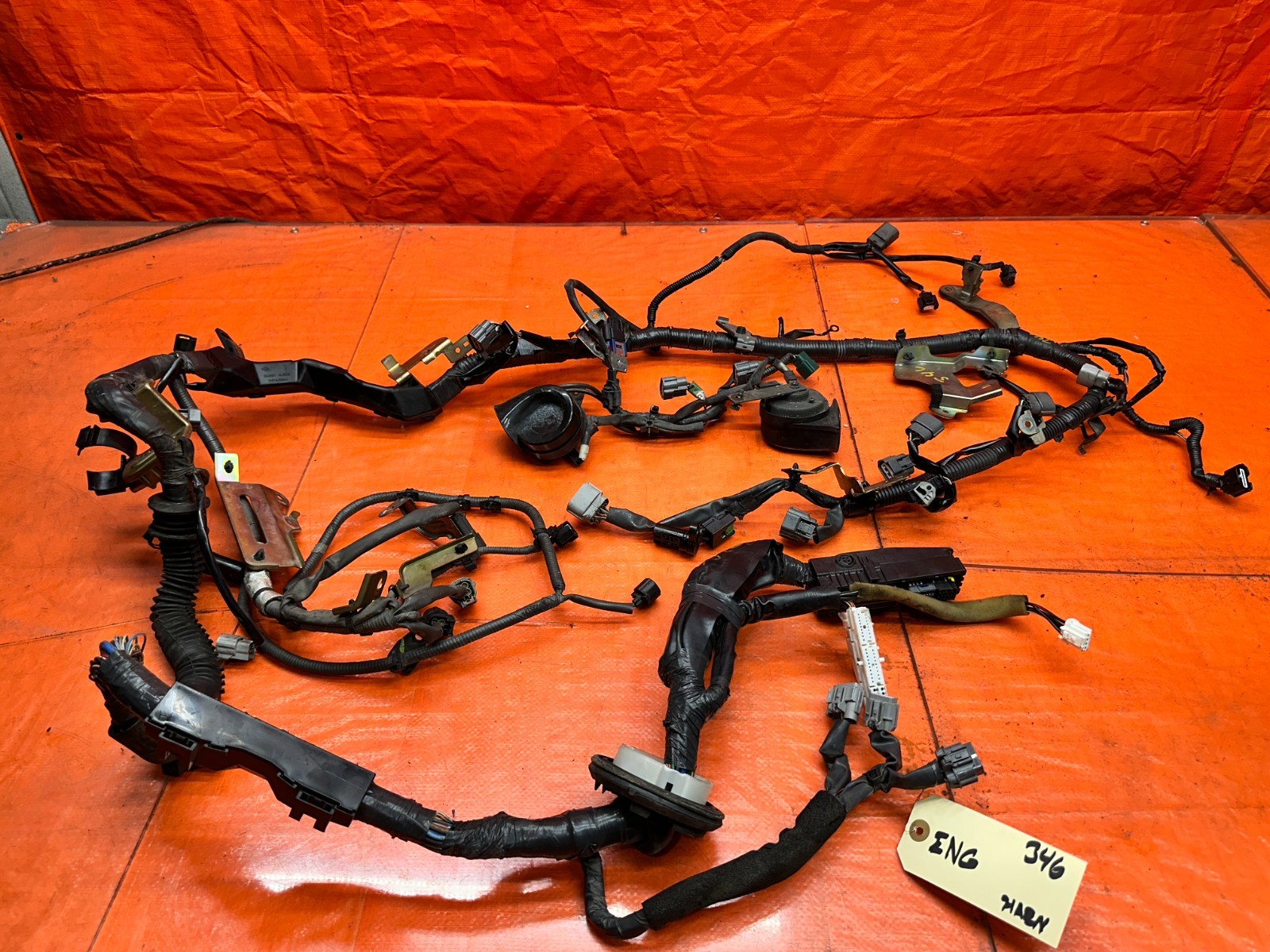 03-05 NISSAN 350Z 3.5L VQ35DE 6 SPEED MANUAL ENGINE WIRE HARNESS OEM #346